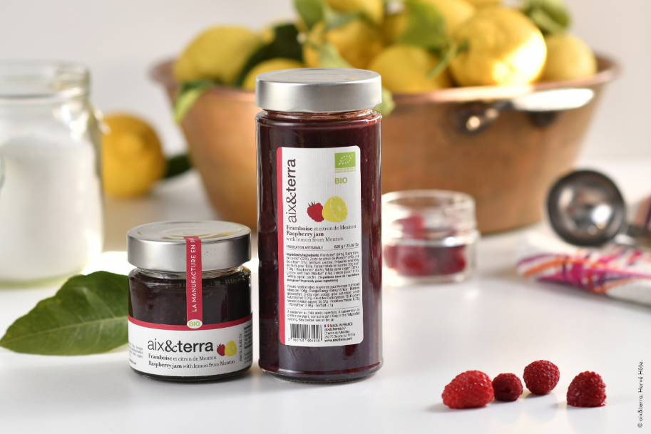 Raspberry jam with organic Menton lemon Herve Hote 01 2022 1©